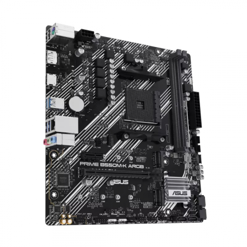 ASUS - PRIME B550M-K ARGB AMD B550 Zócalo AM4 micro ATX