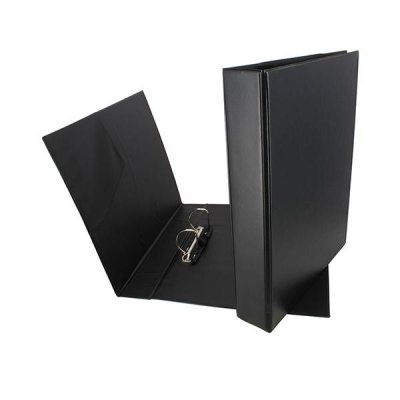GRAFOPLAS Carpeta PVC 2 anillas 40mm folio negro