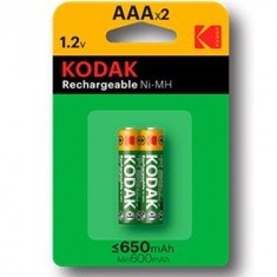 Blister pilas kodak recargables ni - mh aaa lr3 650mah - blister 2 pilas