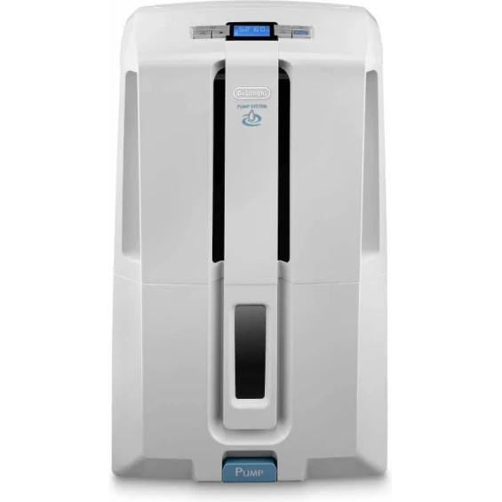 Deshumidificador De'Longhi DD230P, 30 litros/día, 54 dB, drenaje continuo, blanco