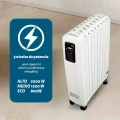 Radiador de aceite Grunkel RAC-8 Piros Digital, 2.000 W, 8 elementos, 3 potencias, blanco - imagen 2