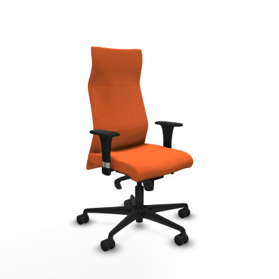 Albacete XL sincro bali naranja brazos 1D base nailon ruedas 65 mm nailon