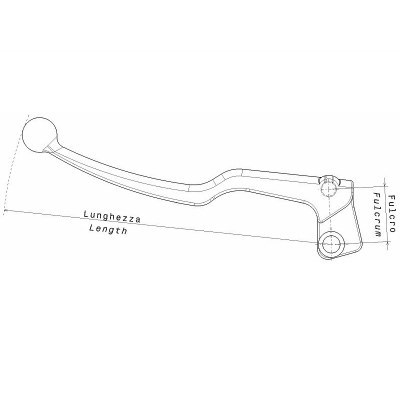 DOMINO Clutch Lever Black 2071.61