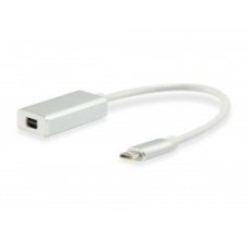 Cable Equip Usb-c/m A Mini Dp/h 0.15m Blanco