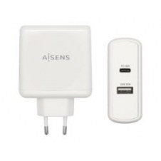 Cargador Pared Aisens 57w 2xusb Blanco