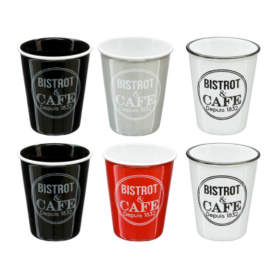 Juego de 6 tazas modelo bistrot 11cl