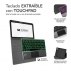 Funda Con Teclado Subblim Keytab Pro Bluetooth Touchpad Para Tablets Apple Ipad Pro De 11 2020/ Negra
