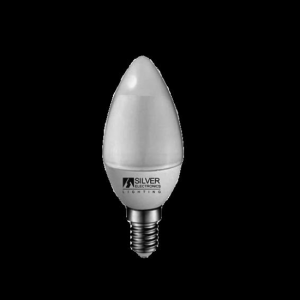 Bombilla vela Silver Electronics ECO 5W E14 6000K