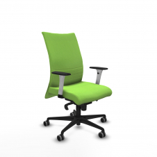 Piqueras y Crespo Albacete confidente sincro bali pistacho brazos 1D blancos base nailon ruedas 65mm engomadas