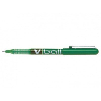 Pilot Boligrafo de tinta liquida V Ball 07 Rollerball - Punta de bola redonda 0.7mm - Trazo 0.5mm - Color Verde