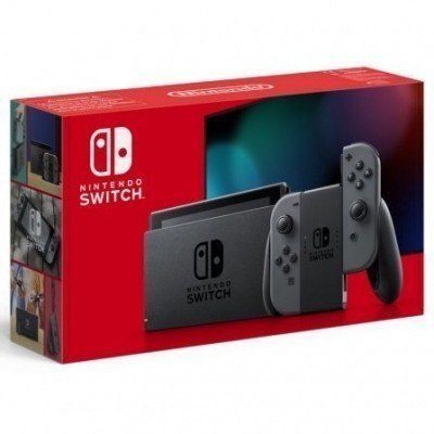 Nintendo Switch Grey V1.1/ Incluye Base/ 2 Mandos Joy-Con