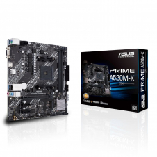 TARJETA MADRE ASUS PRIME A520M-K CSM AM4 DDR4 HDMI MICRO-ATX 64GB