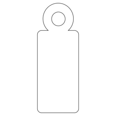 Apli Etiquetas Colgantes Blancas 9 x 24mm 200 U.