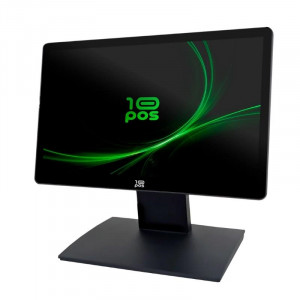 Monitor TPV táctil capacitivo 10POS TS-16HV, 15,6 pulgadas, Full HD, multitáctil 10 puntos, HDMI, VGA, USB, negro