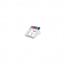 Staedtler Lumocolor whiteboard marker 351 marcador 6 pieza(s) Punta redonda Negro, Azul, Verde, Naranja, Rojo, Violeta
