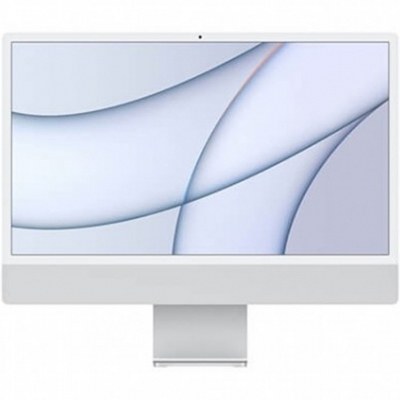 Ordenador apple imac 24pulgadas retina 4.5k silver 2021 chip m1 8c - 8gb - ssd256gb - gpu 8c