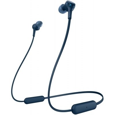 Auriculares sony wixb400 azul - extra bass - bluetooth - carga rapida
