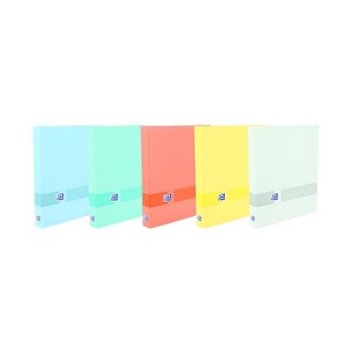 OXFORD PACK DE 10 CARPETA EUROPEANBINDER YOU 4 ANILLAS 25MM CUADRICULA 5X5 A4+ COLORES SURTIDOS