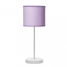 Sobremesa Ibor 1xe14 Blanco/lila 42x17x17 Cm