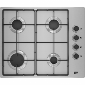 Placa de gas Beko HIGG64103SXN 4F NATURAL inox