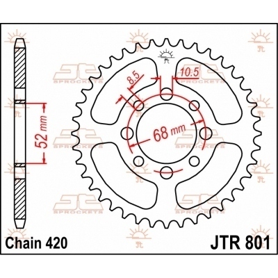 Corona JT SPROCKETS JTR801.51