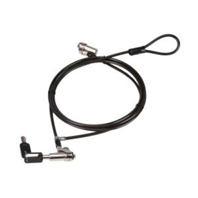 Cable de seguridad conceptronic custodio02bnmt doble cabezal con llave compatible con llave maestra