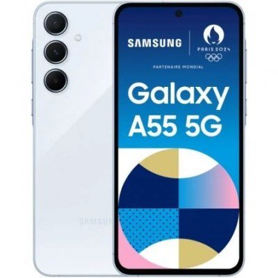 Smartphone Samsung Galaxy A55 8GB/ 128GB/ 6.6/ 5G/ Azul Cielo