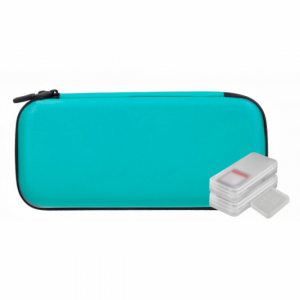 Estuche NUWA Switch lite azul +4 fundas juegos