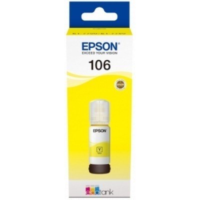 Epson 106 Amarillo - Botella de Tinta Original C13T00R440