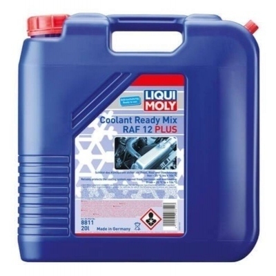 Garrafa 20L liquido refrigerante anticongelante Liqui Moly Coolant Ready Mix RAF 12+ 8811