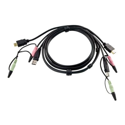 Cable KVM HDMI USB con audio de 1,8 m