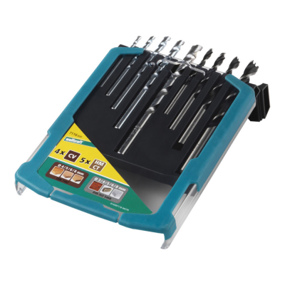 Brocas piedra y madera, juego 9 piezas