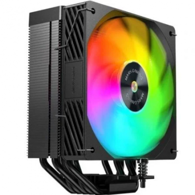 VENTILADOR CON DISIPADOR DE CPU MARS GAMING MCPUX5 ARGB BLACK PWM SI 120mm TDP 280W