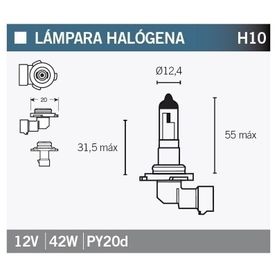 Lámpara OSRAM 9145RD H10 9145RD