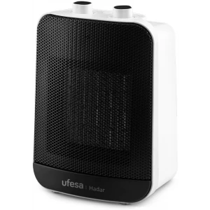 Calefactor vertical cerámico Ufesa Hadar, 2.000 W, blanco y negro