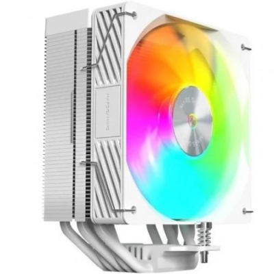 VENTILADOR CON DISIPADOR DE CPU MARS GAMING MCPUX5ARGBW BLANCO ARGB PWM SI 120mm TDP 280W