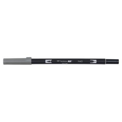 ROTULADOR TOMBOW DOBLE PUNTA PINC. GRIS - Pack de 6 unidades