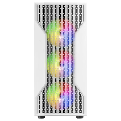 Caja ordenador mars gaming mcaw blanco atx 1 x usb 3.0 2 x usb 2.0 3 x 120mm rgb