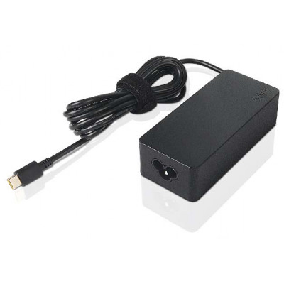 Lenovo USB-C 65W AC Adapter - Adaptador de corriente - CA 100-240 V - 65 vatios - para 14, 14e Chromebook, 500e Chromebook (2nd Gen), ThinkPad E490, T490, T590, X390