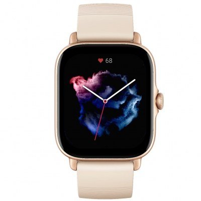 Pulsera reloj deportiva amazfit gts 3 ivory white - smartwatch 1.75pulgadas - bluetooth - amoled