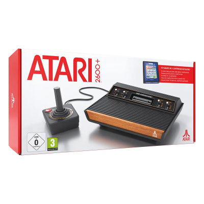 VIDEOCONSOLA RETRO ATARI 2600+ INCL. MANDO/10 JUEGOS/COMP.