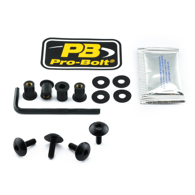 Screen Bolt Aluminium PRO BOLT SK4XLBK