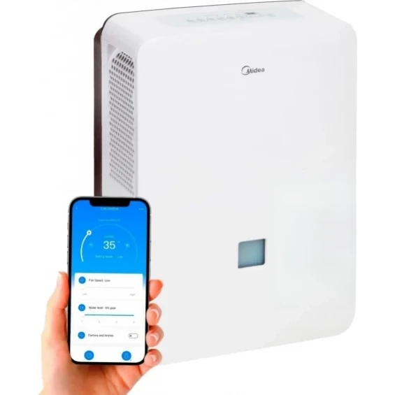 Deshumidificador Midea MDDP-50DEN7-QA3-B-W, 50 litros/día, depósito 6 litros, blanco - imagen 3