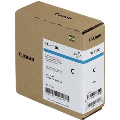 Canon PFI110C Cyan Cartucho de Tinta Original - 2365C001