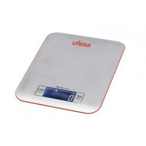 Peso de cocina Ufesa BC1550 5KG/1G extra plana digital inox