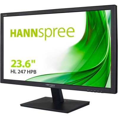 Monitor Reacondicionado LCD HANNSPREE HL 247 HPB / 23.6\ FULLHD / HDMI-VGA-DVI / Negro