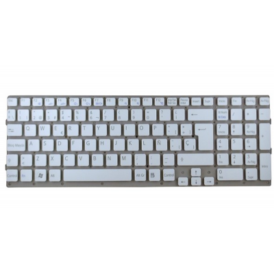 Teclado compatible para portátil SONY vpc-ec blanco vpcec2m1e / vpceb4e1