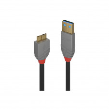 Lindy 36767 cable USB USB 3.2 Gen 1 (3.1 Gen 1) 2 m USB A Micro-USB B 5 Gbit/s Negro