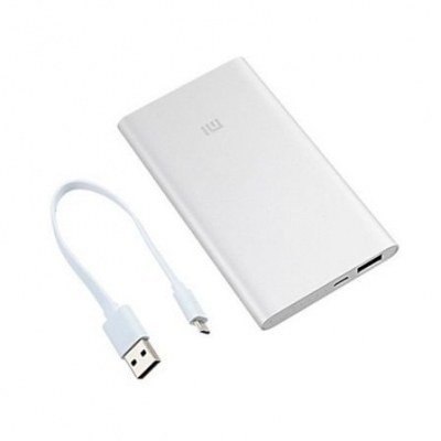 BATERÍA EXTERNA UNIVERSAL XIAOMI MI POWER BANK - 5000MAH - SILVER