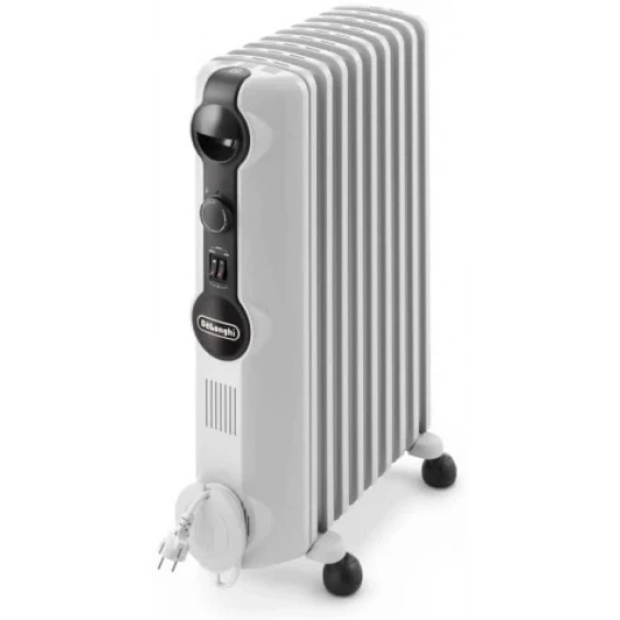 Radiador de aceite Delonghi RadiaS Easytronic TRRSE0920, 2.000 W, 9 elementos, 3 modos, 12 temperaturas, blanco